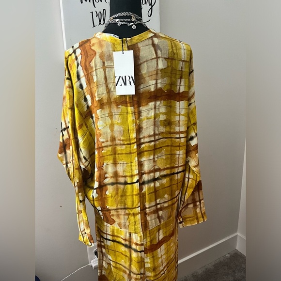 NWT ZARA MULTI COLOR MIDI SZ XS - Picture 9 of 9